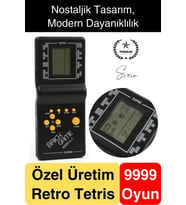 Nostaljik El Atarisi Tetris Konsol Oyuncak Pilli Unutulmayan Taşınabilir Retro Game Boy Eğlendirici