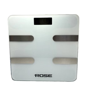 Rose RB-201 Akıllı Yağ Ölçer Dijital Tartı - Beyaz