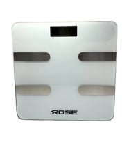 Rose RB-201 Akıllı Yağ Ölçer Dijital Tartı - Beyaz