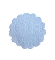 Organze dantel desenli beyaz 22cm p100-