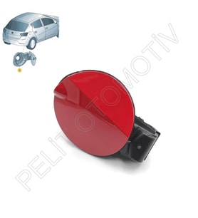 Seat Ibiza Yakıt Depo Kapağı Dış 6J4809905F Kırmızı (2009-2017)