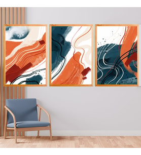 Modern Ahşap Çerçeve Tablo 001