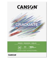Canson Çizim Bloğu Graduate Dessın Beyaz 30 Yaprak A4 160 Gram