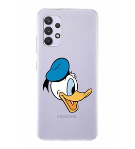 Samsung Galaxy A13  Kapak Donald Duck Tasarımlı Şeffaf Silikon Kılıf