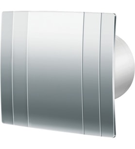 Blauberg Quatro Hi-Tech Chrome 125 Plastik Banyo Fanı 167 M3H (Gri)