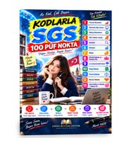 KODLARLA SGS – 100 PÜF NOKTA SMMM Staja Giriş Sınavı Hızlı Tekrar ve Sınav Stratejisi Kitabı