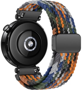 Lexroo Örgü Loop 18mm Kumaş Kordon Huawei ile Uyumlu GT5 41mm/GT5 Pro 42mm/GT4 41mm için Manyetik
