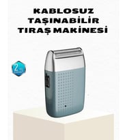 Şarjlı Kuru Kullanım Tıraş Makinesi – Kablosuz, Taşınabilir