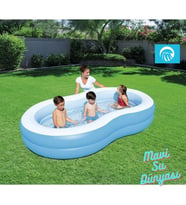 Havuz Oval Renkli 262 Cm x 157 Cm - Mavi Su Dünyası