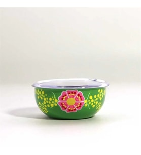 Kapaklı Kase Yeşil (12 Cm)