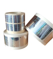Çankaya Premium Kare Hologram Çıkartma Orıgınal Baskılı 1000 Adetlik Rulo 30 X 30 mm (3cm) HLG03 HLG3K