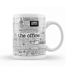 A Visual Representation Of The Office Graphic Kupa Bardak Porselen
