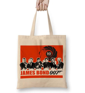 James Bond 007 Bez Çanta Uzun Saplı