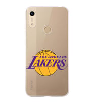 Huawei Honor 8a  Uyumlu Kapak LA Lakers Tasarımlı Şeffaf Silikon Kılıf