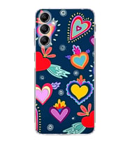 PrintiFy Samsung Galaxy A24 ile Uyumlu Retro Color 3  Kamera Korumalı Şeffaf  Kılıf