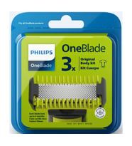 Philips OneBlade QP630/51 Yedek Biçak Seti - Vücut Basligi + 3 Tarak + Cilt Koruma Basligi