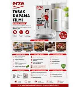 Erze Tabak Kapama Filmi (Bob Streç) 26 cm 4 kg