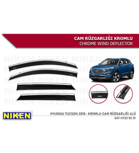 HYUNDAİ TUCSON 2015 2016 2017 2018 2019 2020 MODEL KROMLU CAM RÜZGARLIĞI