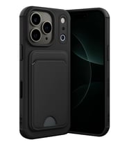 Newface Apple iPhone 17 Pro Kelvin Kartvizitli Silikon - Siyah