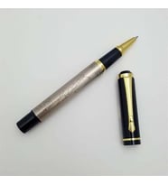 Atatürk Kabartmalı / İmzalı Roller Kalem (Siyah-Gümüş-Altın)