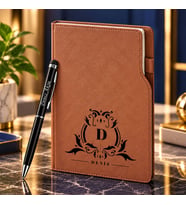 BK Gift Kişiye Özel 374 Termo Deri Tarihli Ajanda & Siyah Touch Pen Tükenmez Kalem-8