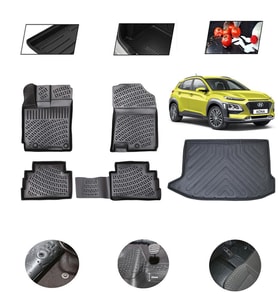 Hyundai Kona (Tek Cepli) 2017 Model 4D Bagaj Paspas Set