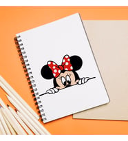 Minnie Mouse Sevgili Çift Tasarımlı Defter