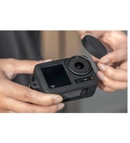 Mettzchrom Dji Osmo Action 5 / 4 / 3 uyumlu Siyah renkli Silikon kılıf Koruma Kılıfı soft case