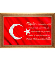 ALTIN ÇERÇEVELİ PASPARTULU TABLO CR1290