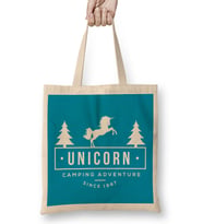 Unicorn Camping Adventure Summer Camp Bez Çanta Uzun Saplı