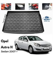 Opel Astra H Sedan Bagaj Havuzu Paspası 2004-2012
