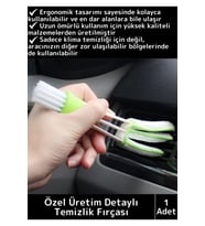 Premium Zor Dar Hassas Yerleri Temizleyen Elektronik&Otomobil Araç Klima İç Detay Temizleme Fırçası