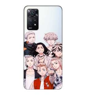 Xiaomi Redmi Note 12 PRO 4G Uyumlu Tokyo Revengers Tasarımlı Şeffaf Telefon Kılıfı