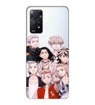 Xiaomi Redmi Note 12 PRO 4G Uyumlu Tokyo Revengers Tasarımlı Şeffaf Telefon Kılıfı