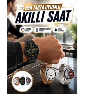 Northcity Akıllı Saat 5.0 - Sağlık Takibi, Uyku Modu ve Sosyal Medya Bildirimleri ile Hayatınıza Kolaylık Katın