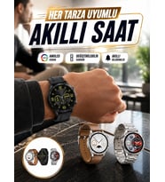 Northcity Akıllı Saat 5.0 - Sağlık Takibi, Uyku Modu ve Sosyal Medya Bildirimleri ile Hayatınıza Kolaylık Katın