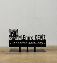 Jandarma Asker İsimlik - Mesleklere Özel İsimlik - Masa İsimlikleri  - Kişiye Özel İsimlikler