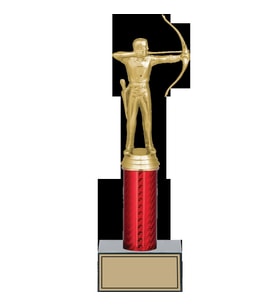 ODAK KUPA - Figürlü Kupalar - Okçu Figürlü Kupalar FG-004 A - 28 cm