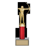 ODAK KUPA - Figürlü Kupalar - Okçu Figürlü Kupalar FG-004 A - 28 cm