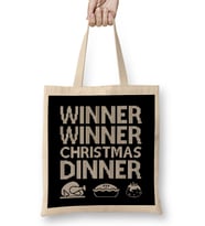 Winner Winner Christmas Dinner Knit Pattern Bez Çanta Uzun Saplı