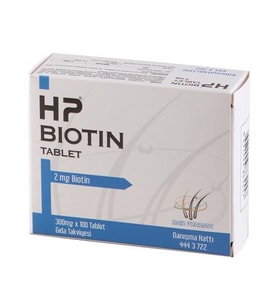 HP Biotin 2 mg 100 Tablet