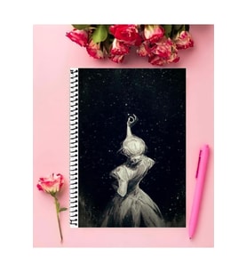 Manzara Defter 1 Adet Özel Tasarım A4 Boyutu 21*29 Cm Telli Çizgili defter
