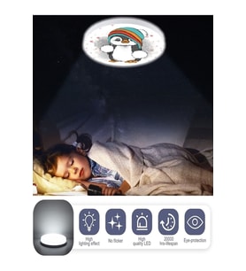 Sevimli Penguen Avize-led Avize-25watt-30cm X 30cm,çocuk Odası Avize, Avize Modelleri,avize