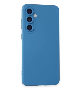 Newface Samsung Galaxy S24 Kılıf Nano içi Kadife Silikon - Mavi