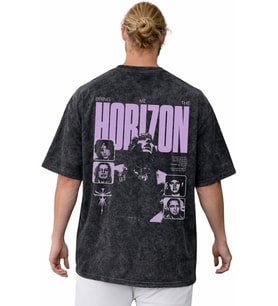 Bring Me The Horizon Rock Metal Müzik Grubu Sırt Baskılı Unisex Oversize Vintage Yıkamalı Tişört