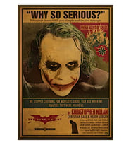 Batman Joker Why So Serious Ahşap Tablo