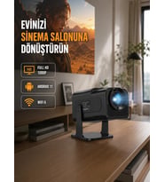 1.5 Kg Ağırlığında, 4500 Retro Oyunlu Multimedya Projektör Yeni Nesil