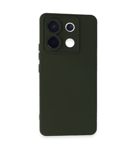 Xiaomi Redmi Note 13 Pro 5G Kılıf Nano içi Kadife Silikon - Koyu Yeşil