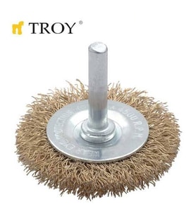 TROY 27703-40 Pimli Daire Fırça (40mm) (Çok Renkli)