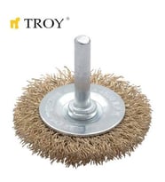 TROY 27703-40 Pimli Daire Fırça (40mm) (Çok Renkli)